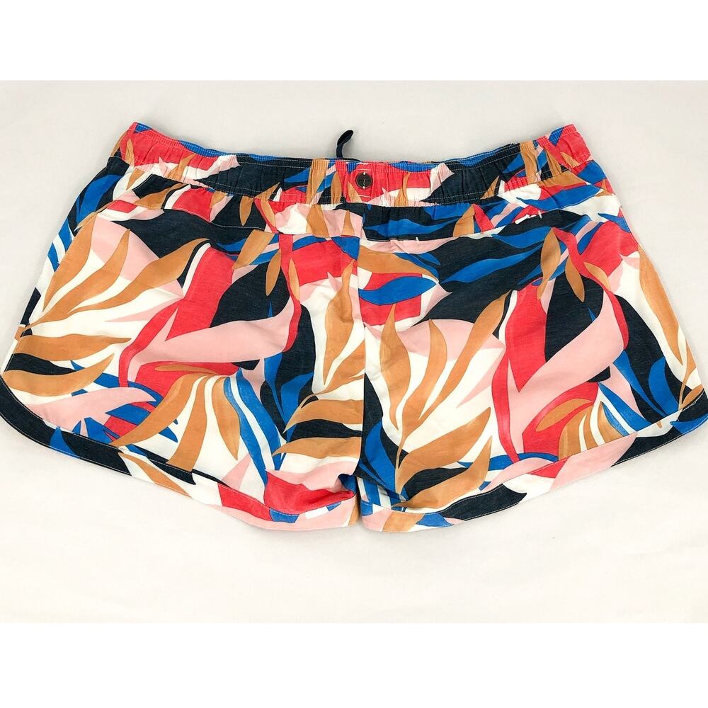 PRANA Women's Mariya Swim Shorts XL Tropics Print Floral Drawstring NWT - Picture 6 of 13
